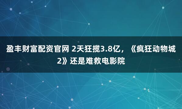 盈丰财富配资官网 2天狂揽3.8亿，《疯狂动物城2》还是难救电影院